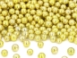 Preview: Zucker Perlen Weich - Gold 7mm